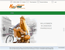 Tablet Screenshot of fahrschulekessner.de